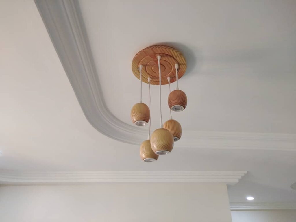 5 head ceiling light